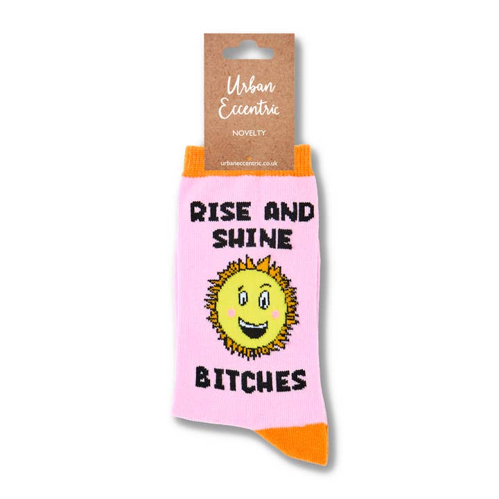 Urban Eccentric - Wholesale Socks – Unisex - Ladies Rise and Shine Bitches Socks1