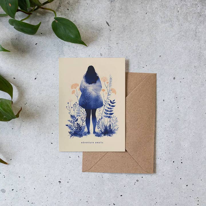 Botanopia - gifts , decor and cards for plant lovers - Wholesale Friendship Card - Adventure Awaits | Encouragement Friendship Card2