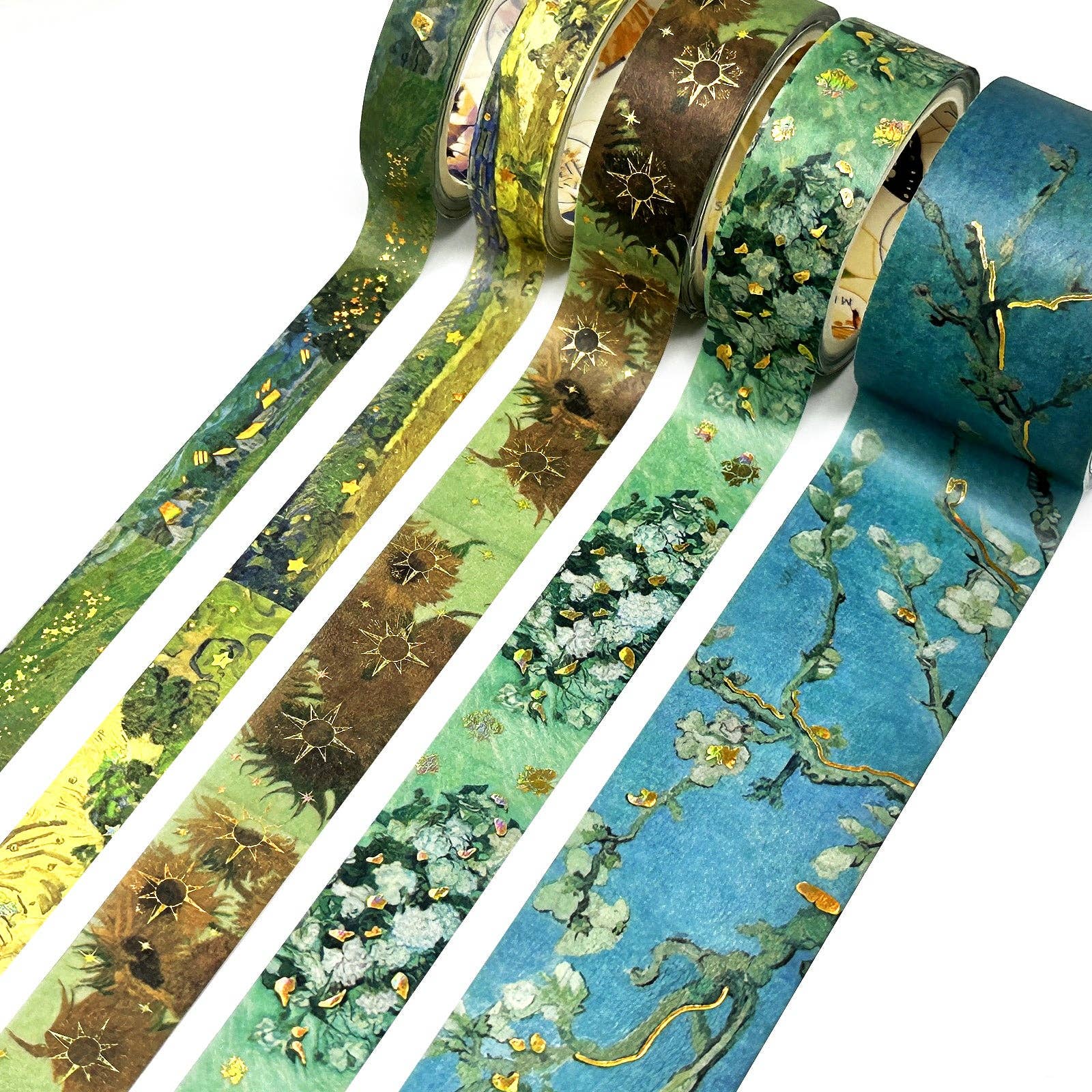 Wrapables.com - Wholesale Washi Tape - Wrapables Decorative Gold Foil Washi Tape Box Set24