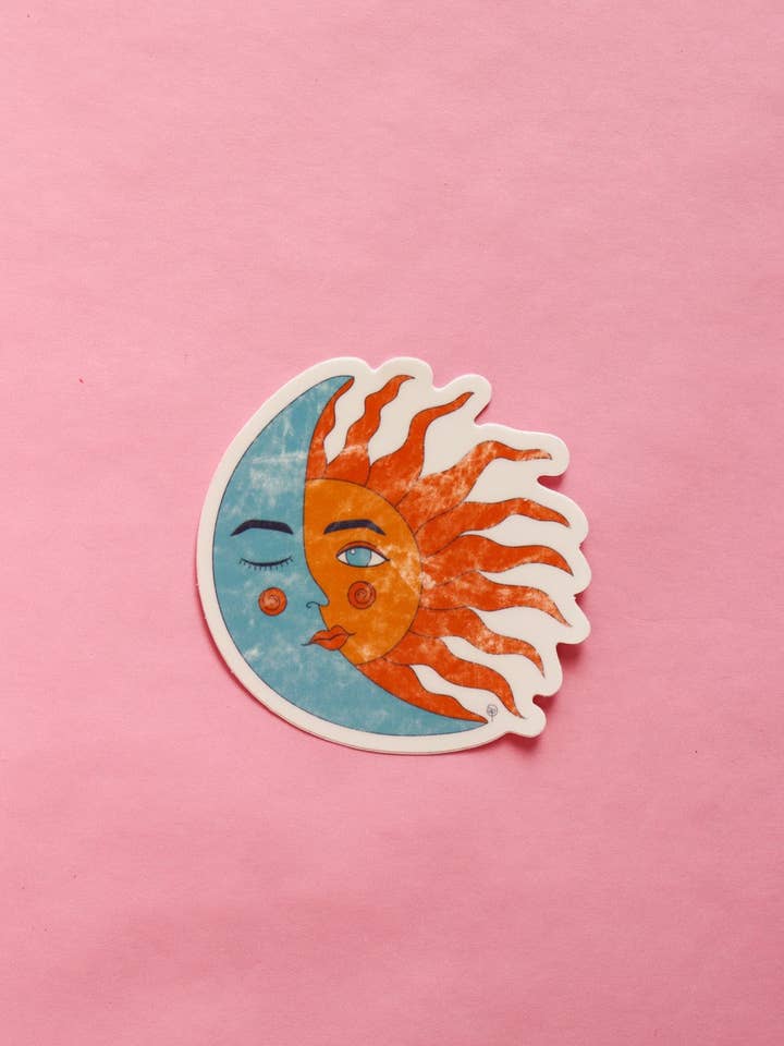 Adesivo con amore celeste per la vendita all'ingrosso da parte di Inner Peach Design