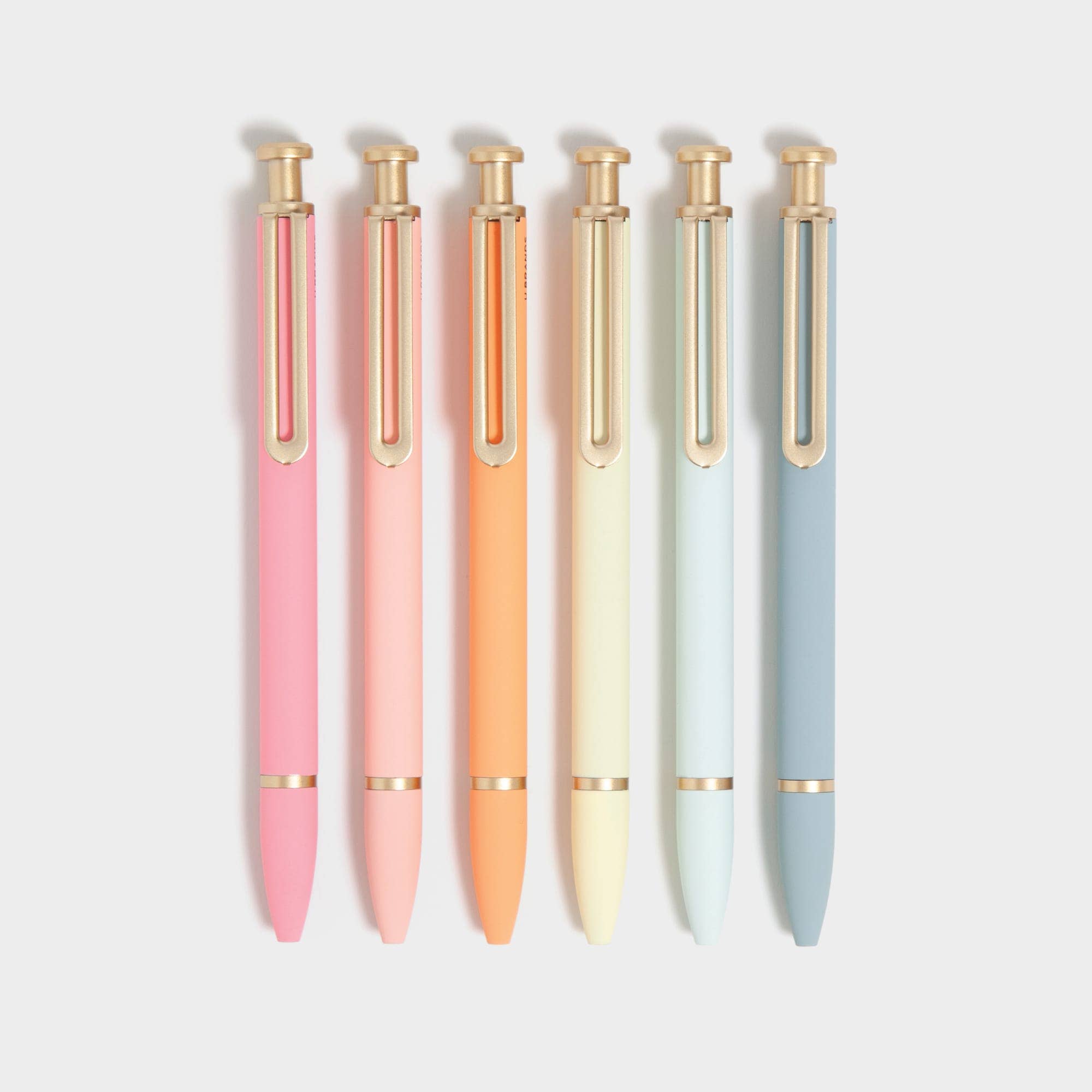 U Brands - Wholesale Pen - U Brands Sunset Hues The Monterey Ballpoint Pens, 6 CT Assorted Colors