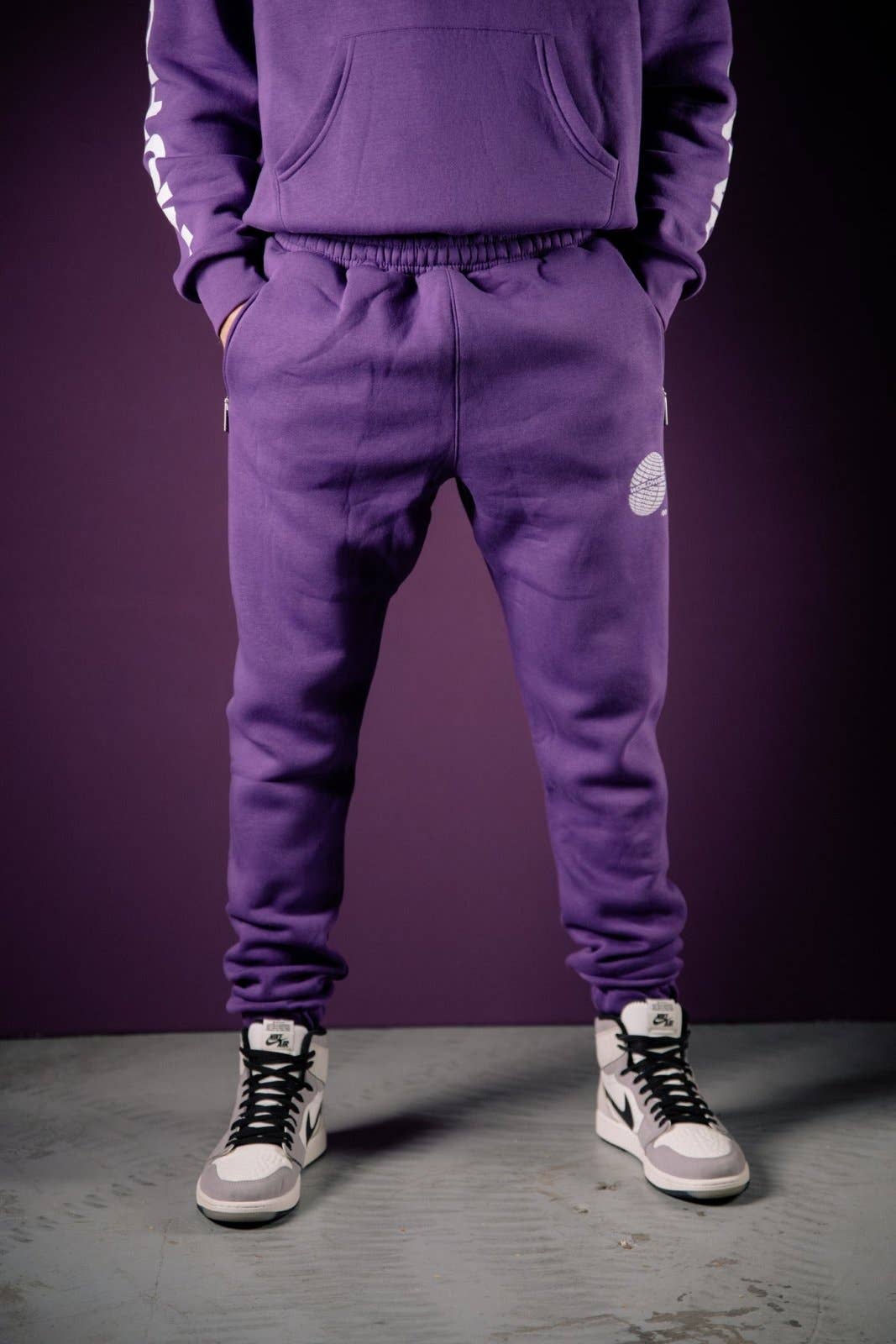 The Motion Brand - Wholesale Athletic Sweatpants/Joggers - Men's - Purple Worldwide Jogging Pants1