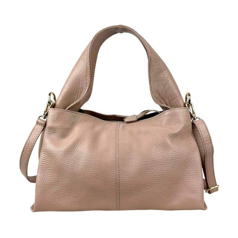 Chenson & Gorett - Wholesale Top Handle Bag - Women's - Italian Leather Handbag for Women with Thick Short Handle2