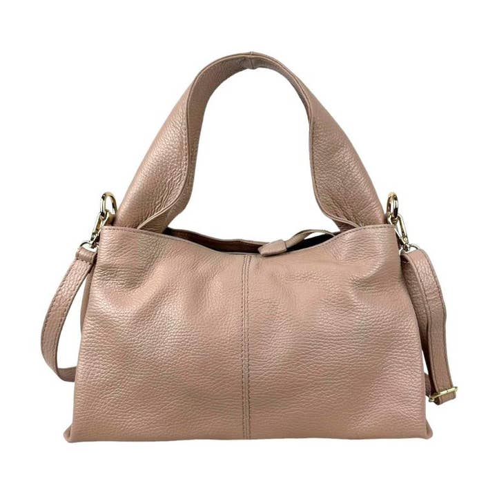Chenson & Gorett - Wholesale Top Handle Bag - Women's - Italian Leather Handbag for Women with Thick Short Handle2