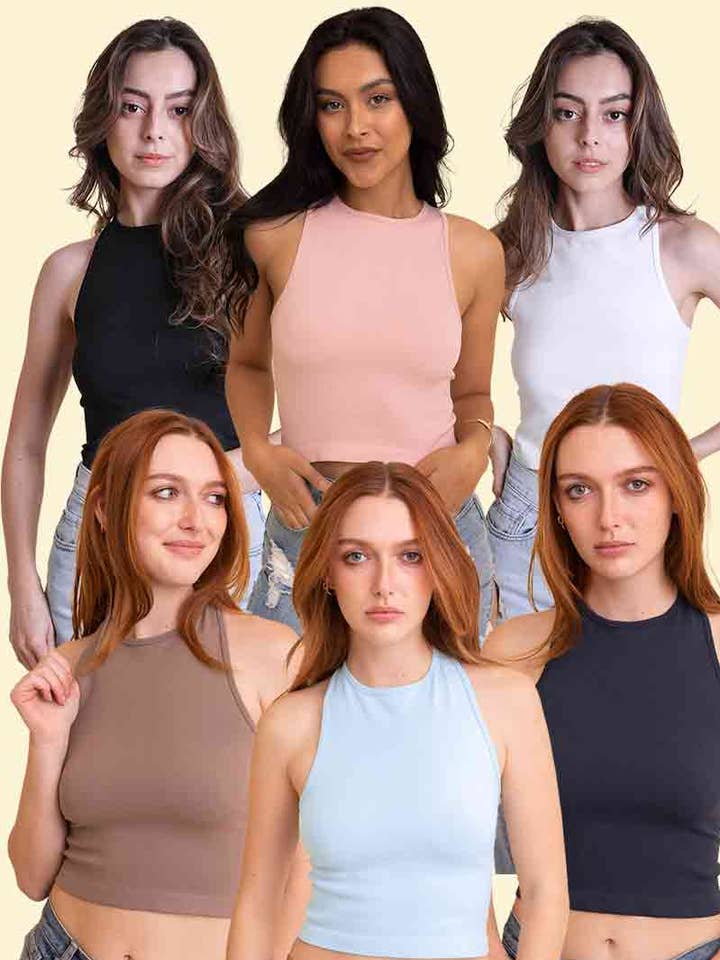 Leto Accessories - Wholesale Tank top – Women′s - Chic and Modern High Neck Brami for Women7