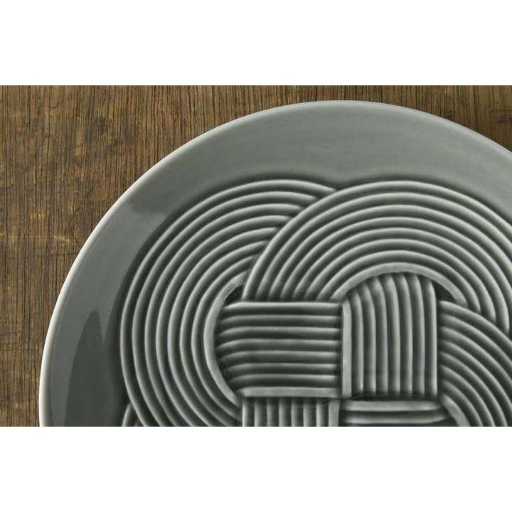 Yamani - Wholesale Dinner Plate - Oda pottery Musubi 19cm plate - black3
