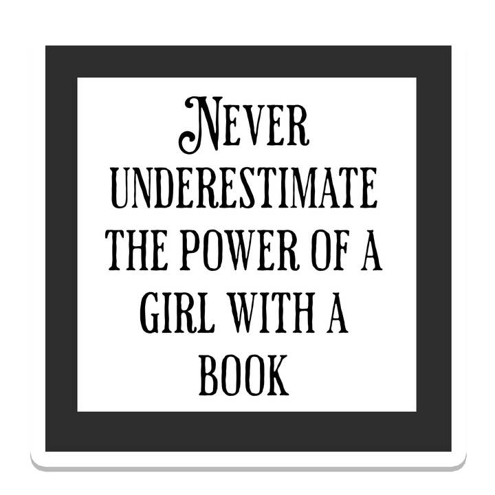 Filles et Livres | Politique | Autocollant Pare-chocs Imperméable pour la vente par SlapPolitics Stickers