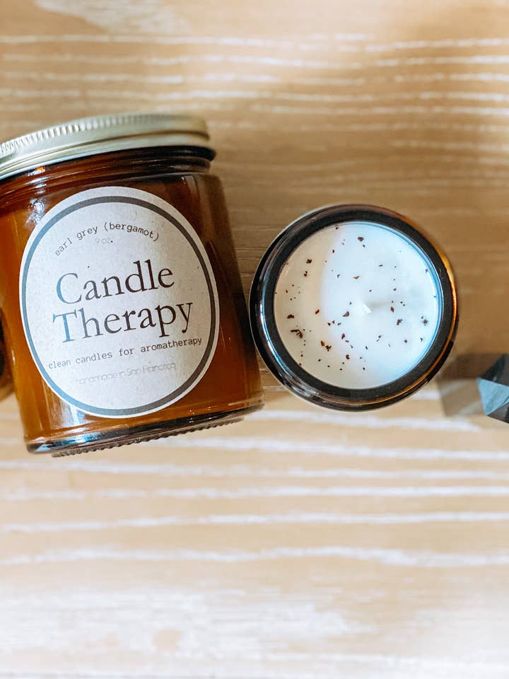 Earl Grey (Bergamot) 4oz Candle for wholesale by CandleTherapy