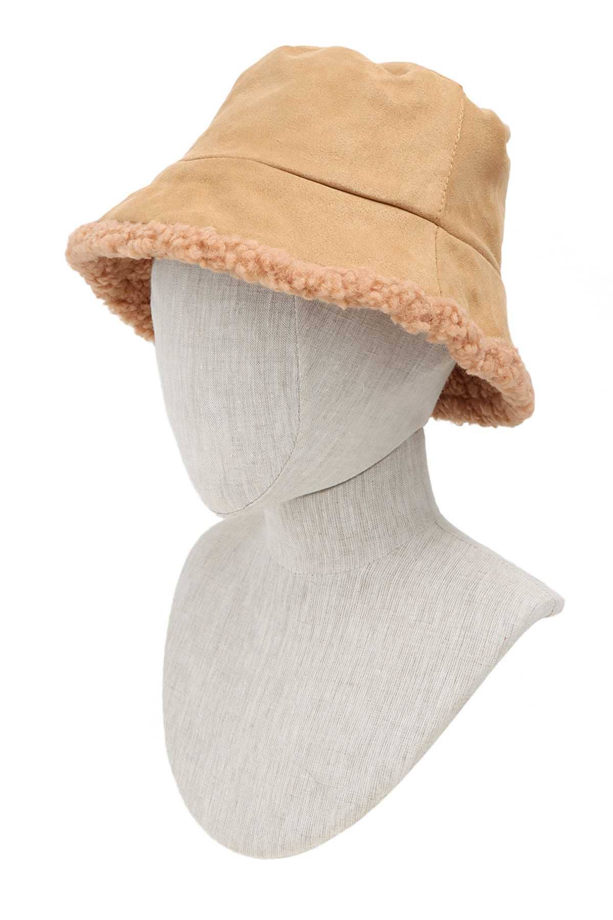 anbfashion - Wholesale Bucket Hat - Women's - Fur Inner Suede Feel Bucket Hat 50933