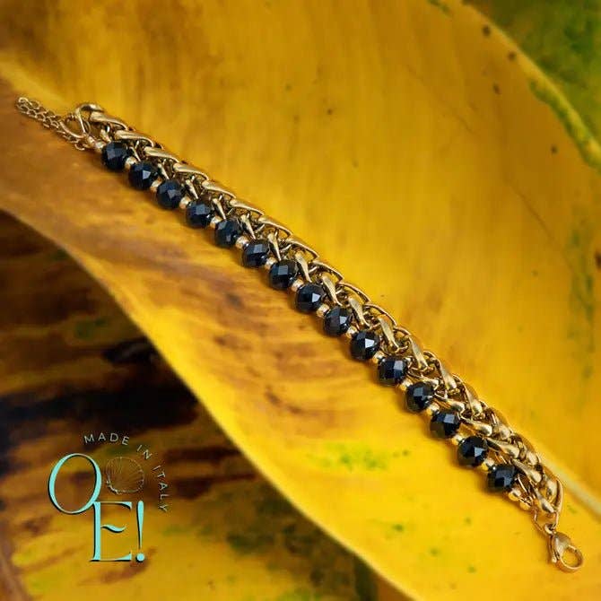 OE! - Wholesale Link & Chain Bracelet - SCINTILLE - Bracciale con cristalli4