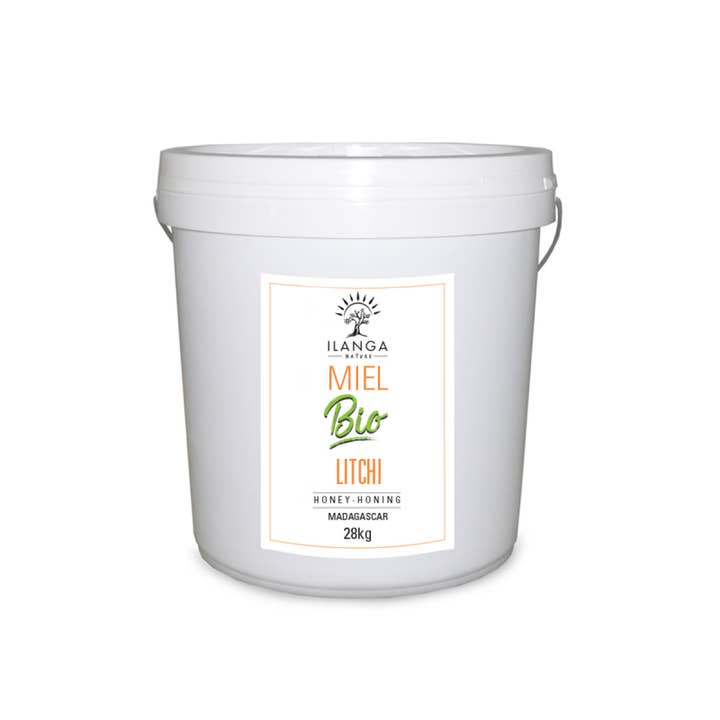 Litchi honey 28kg - BIO for wholesale by Ilanga Nature