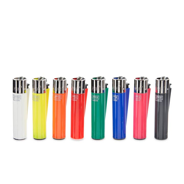 Cannatron - Wholesale Lighter - Clipper Lighter 48ct POP Counter Display – Solid Assorted1