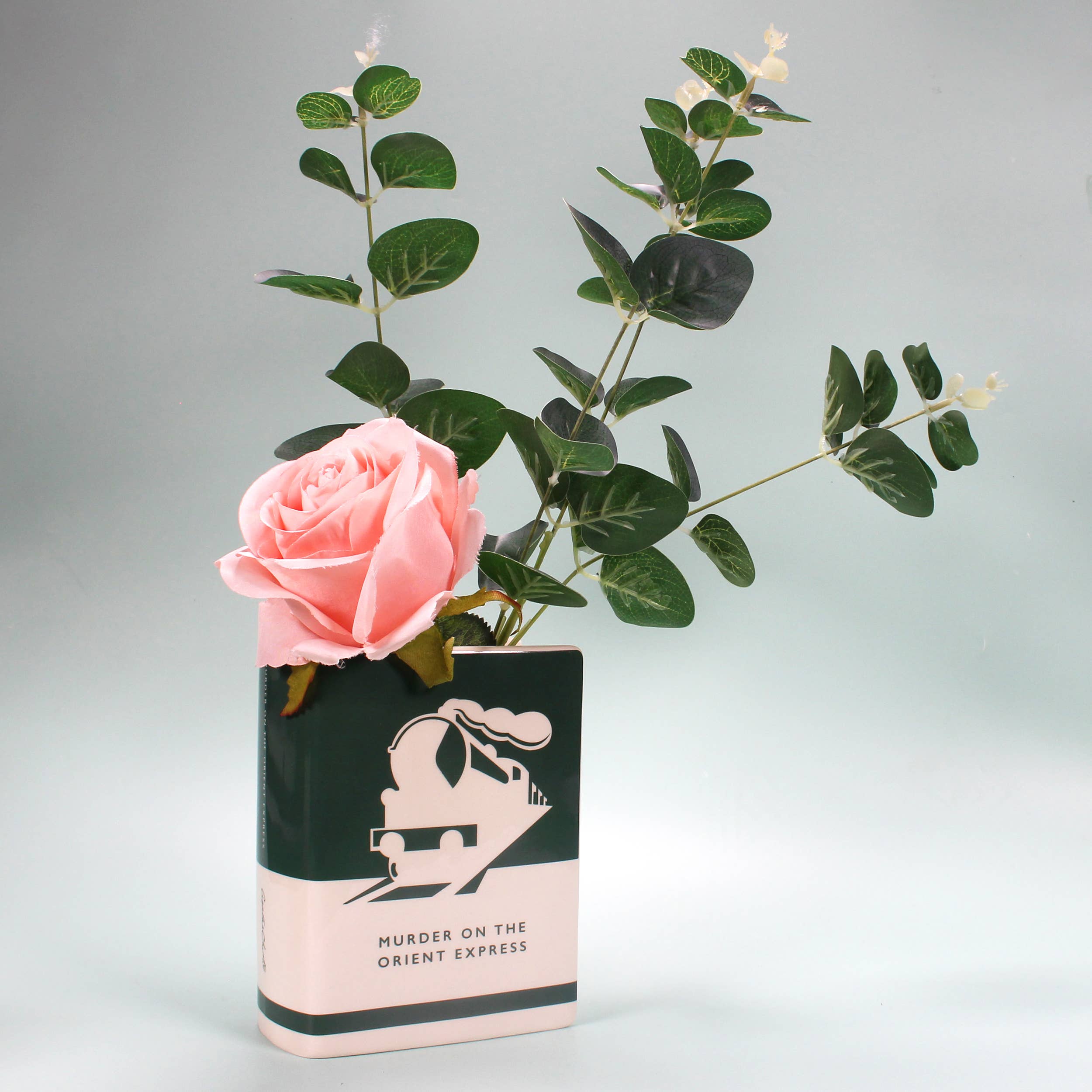 Wholesale Ceramic Book Vase Agatha Christie Murder on Orient