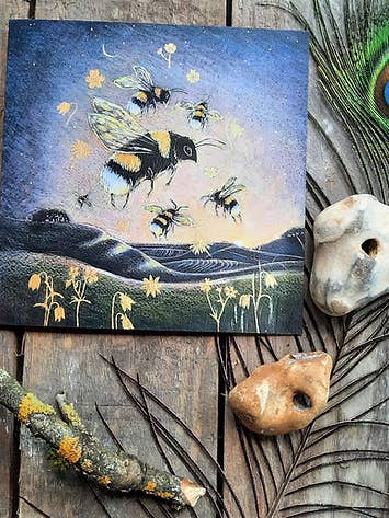 Il Profumo del Nuovo Giorno Biglietto di Auguri per la vendita all'ingrosso da parte di Hannah Willow Art