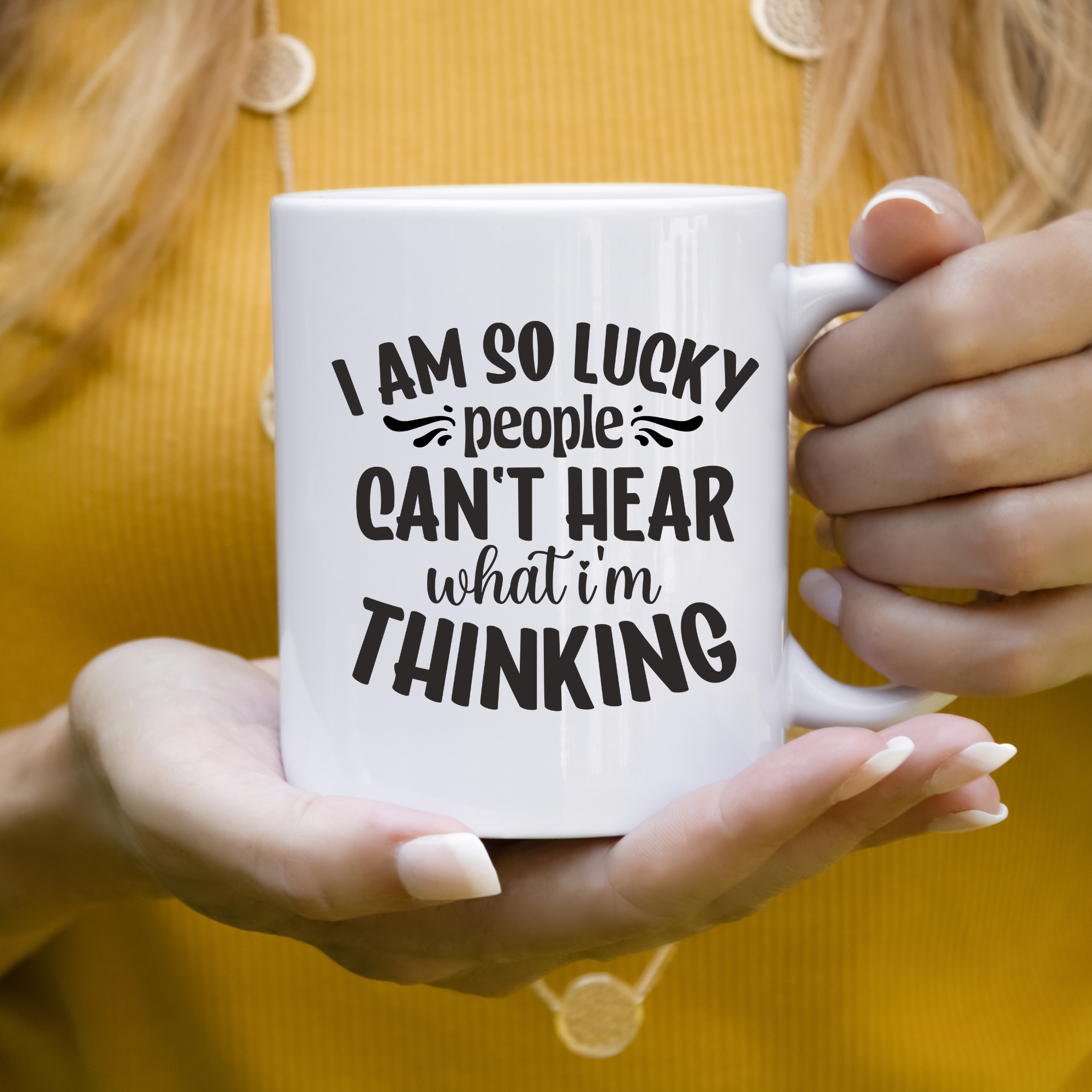 Hello Gorgeous Mugs - Wholesale Coffee Mug - I'm So Lucky Funny Coffee Mug0