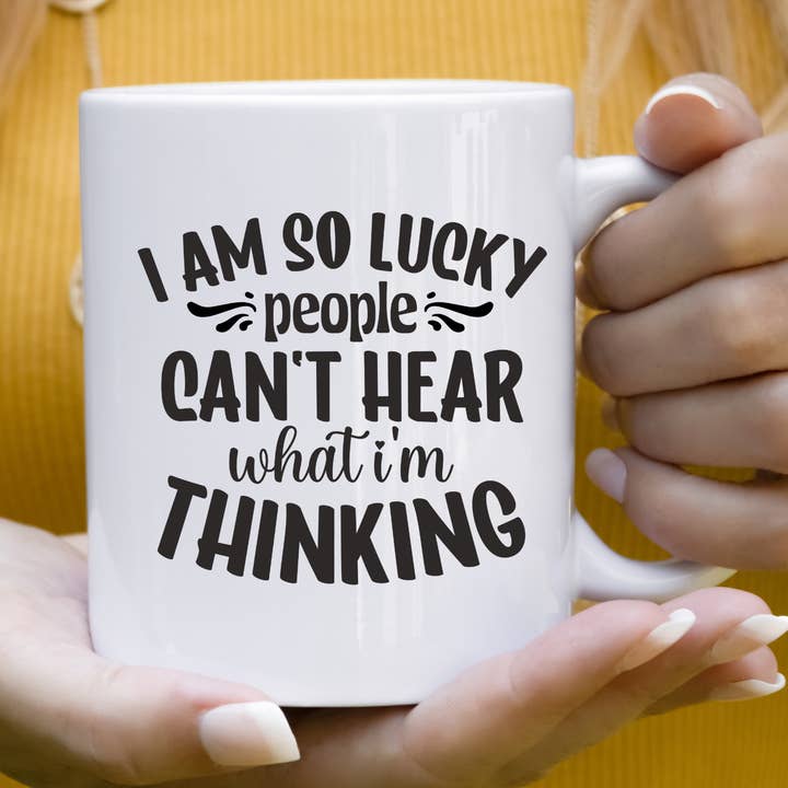 Hello Gorgeous Mugs - Wholesale Coffee Mug - I'm So Lucky Funny Coffee Mug0