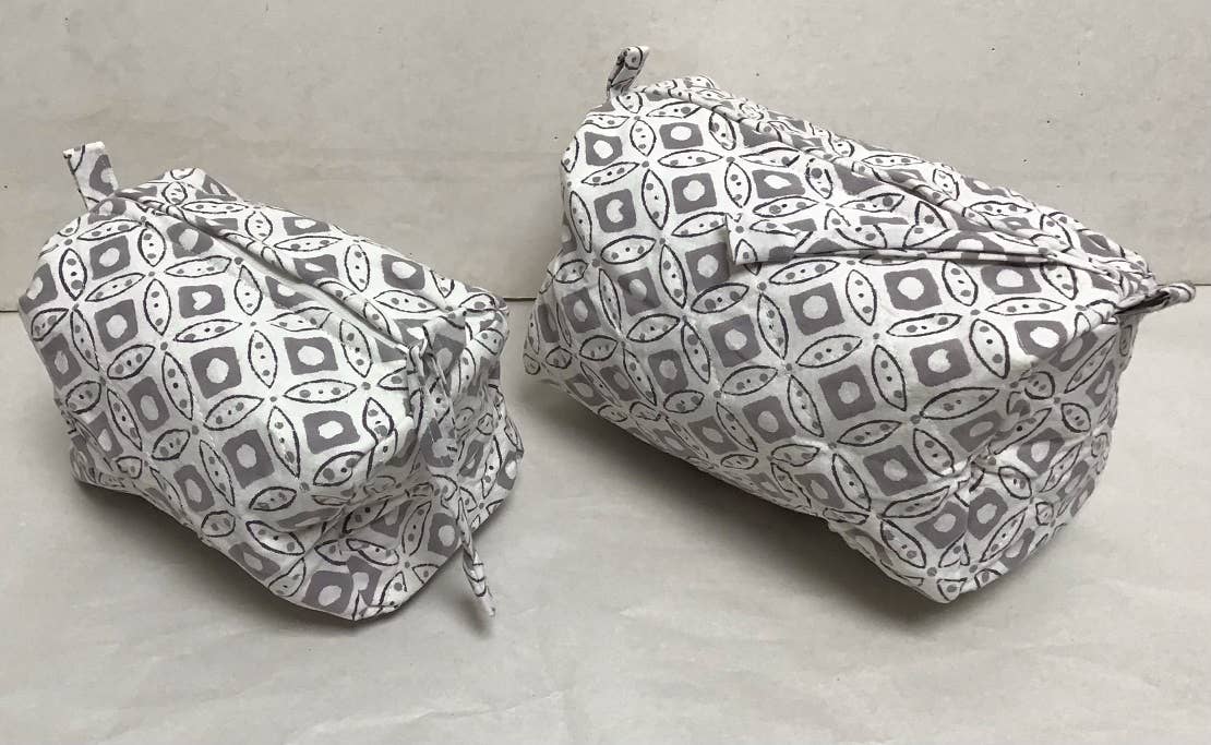 natural habitat - Wholesale Makeup/Cosmetic Bag - Bag 9X5X5 Cosmetic Lg Retro Lilac1