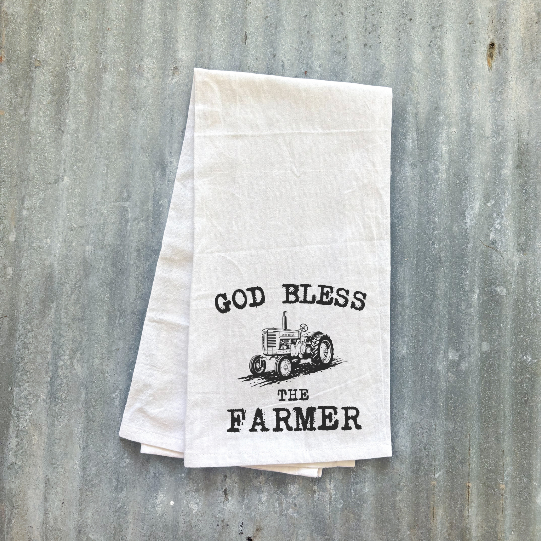 Sage & Soil - Vendita all'ingrosso Strofinacci - Dio benedica l'asciugamano da cucina del contadino1