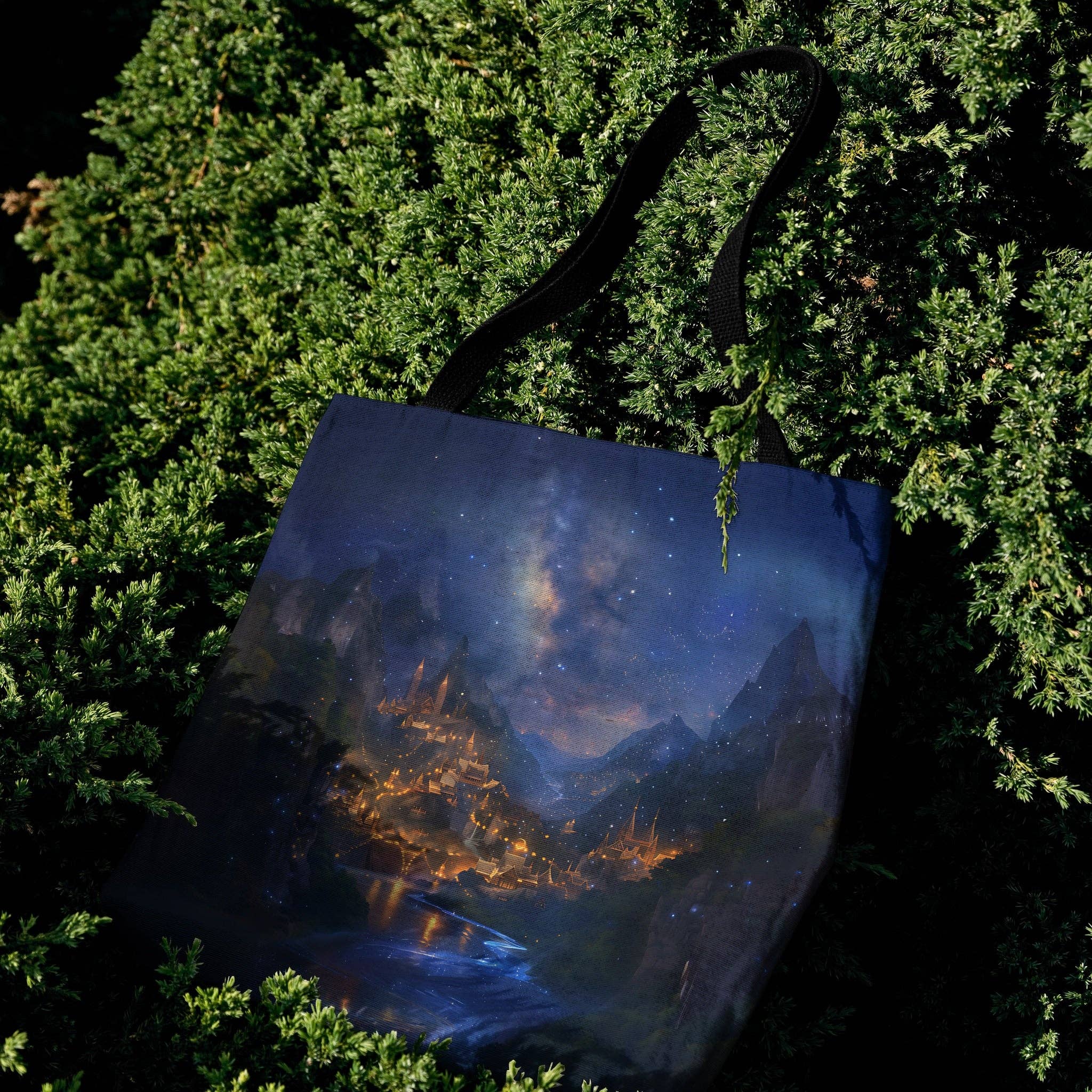 MagicMerchEmporium – Sacola - Unissexo por atacado – Saco de Tecido Velaris Nightscape0