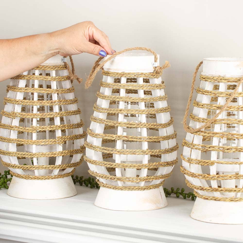 Factory Direct Craft – wholesale Lantern – 14" Jute Twine Lantern5