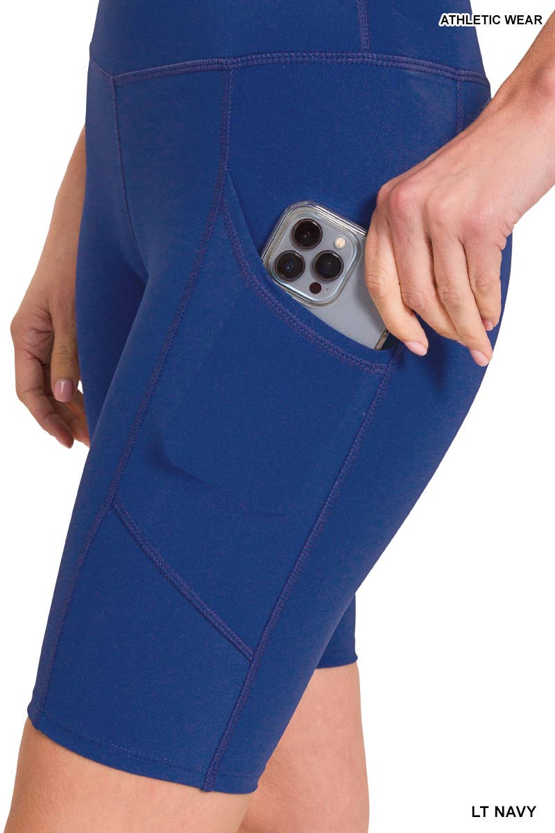 42POPS – wholesale Träningsshorts – Dam – Biker-shorts med bred linning15