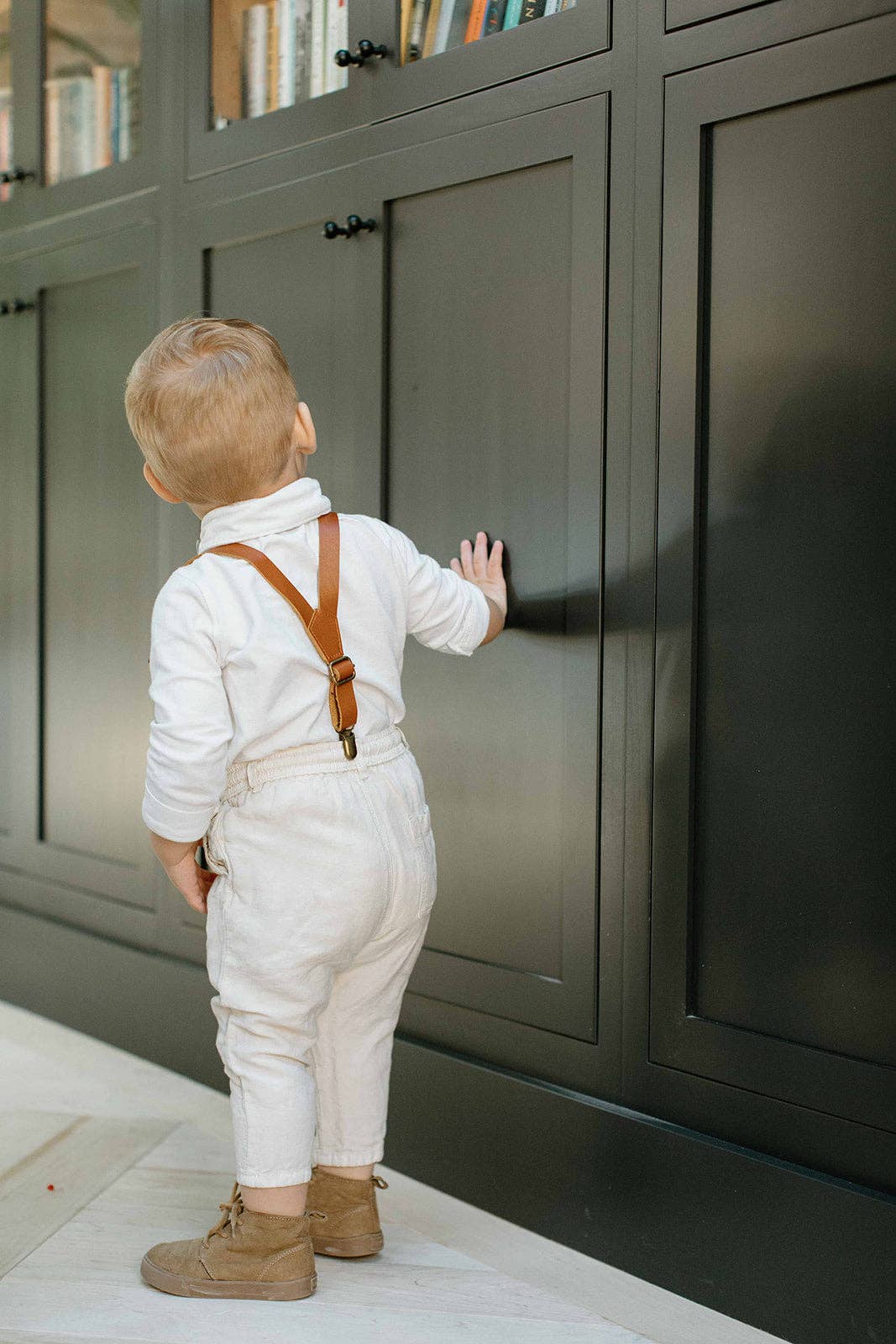 Boon Ties - Venta al por mayor Tirantes - Niños - Tirantes de cuero genuino color tabaco - Elige tu talla8