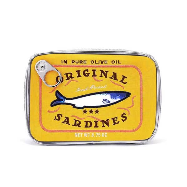 1st Allie - Wholesale Makeup/Cosmetic Bag - Sardine's Tin Can Gift Cosmetic Bag