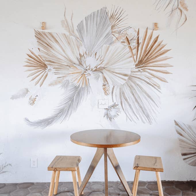 Thistle and Palms Wall Decals for wholesale by Urbanwalls