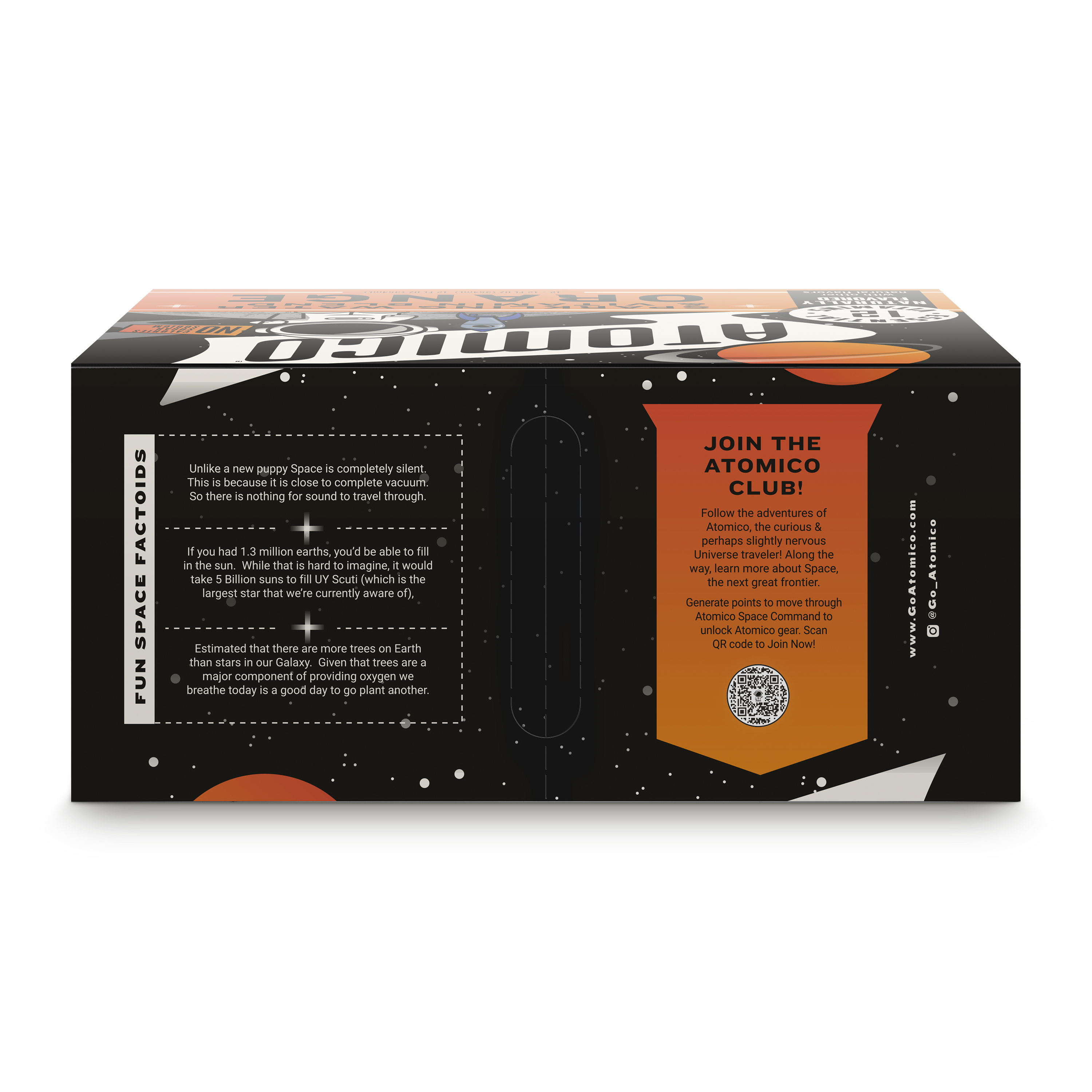 ATOMICO - Wholesale Sparkling Water - ATOMICO Sparkling Water  - Orange - 12pk6