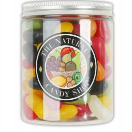 Natural Juicy Jelly Bean Candy Jar 250g for wholesale by The Original Candy Company
