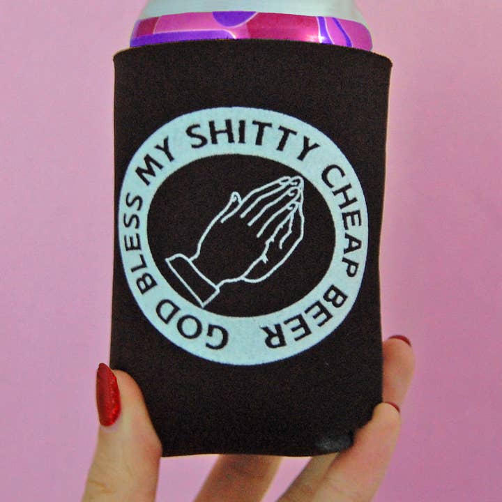 A Shop of Things - Wholesale Drink Huggers & Koozies - God Bless my Beer Koozie0