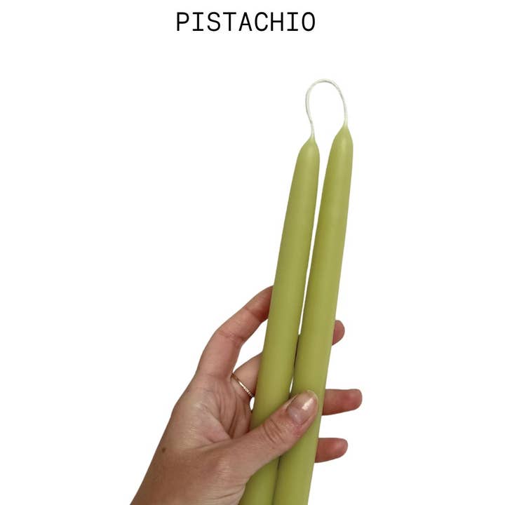 Tiny Hours - Wholesale Tapered candle/candlestick - 9" Hand Dipped Beeswax Taper Candles3