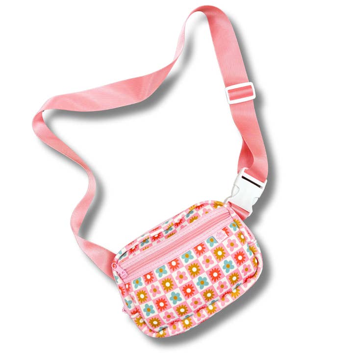 Schoudertas - Geruit Bloemenpatroon voor wholesale door Elle Nicole