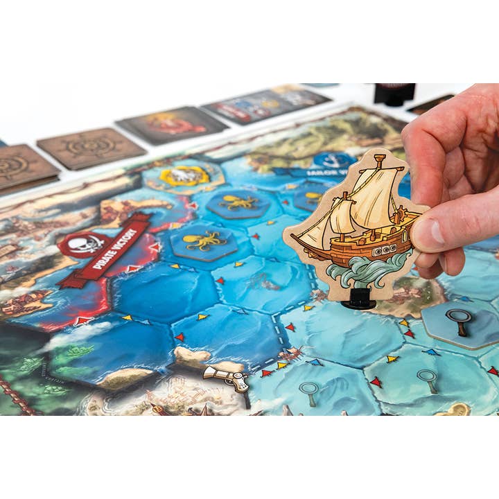 Outset Games and Cobble Hill Puzzles - Wholesale Board Game - Feed the Kraken: Deduction and Deception at Sea 🕵️ 🧭⚓☠️ 🐙6