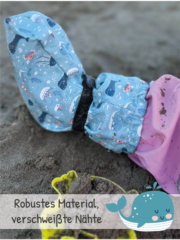 HECKBO – Großhandel Gummistiefel – Kinder – Baby Füßlinge Regenfüßlinge Fisch - mit Vlies Futter
