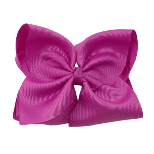 The Solid Bow - Wholesale Hair Bow - Kids - 6 inch Solid Grosgrain Bow/Alligator Clip12
