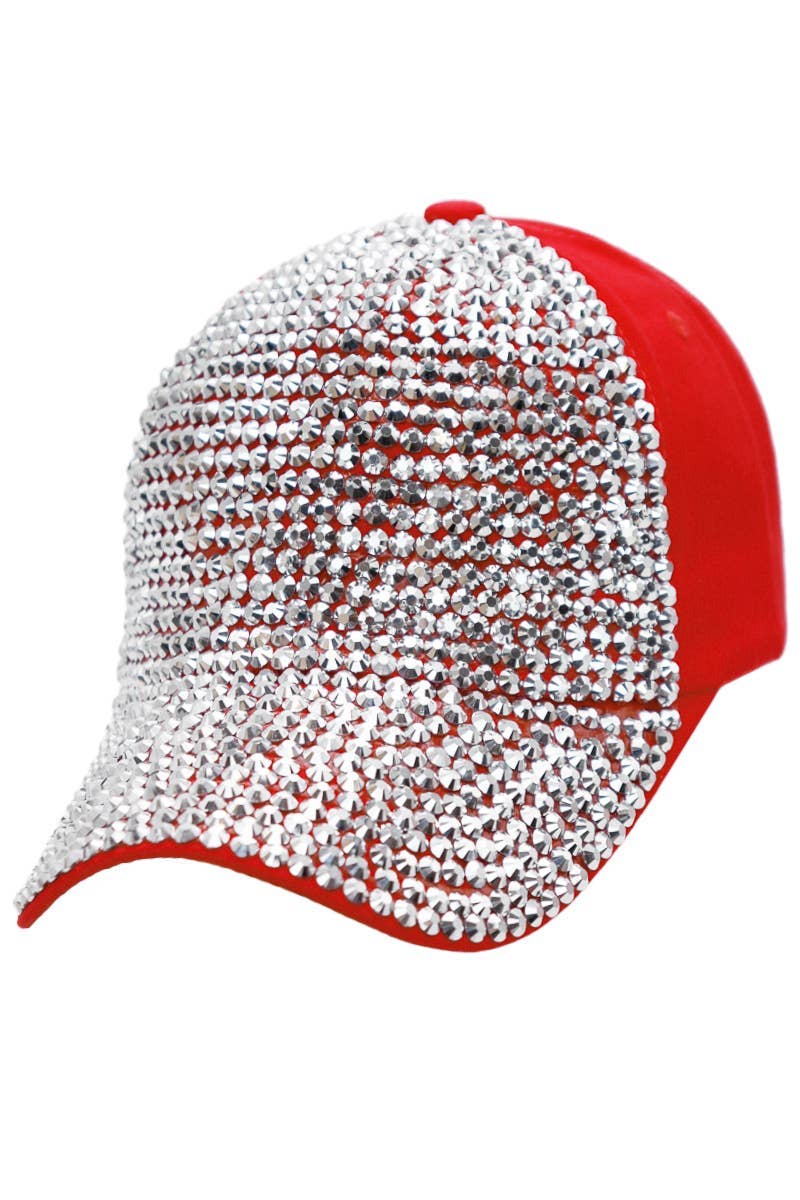 Cap Zone – wholesale Baseballkeps - Dam – Full Bling Rhinestone Twill Bomullsbasebollkeps9