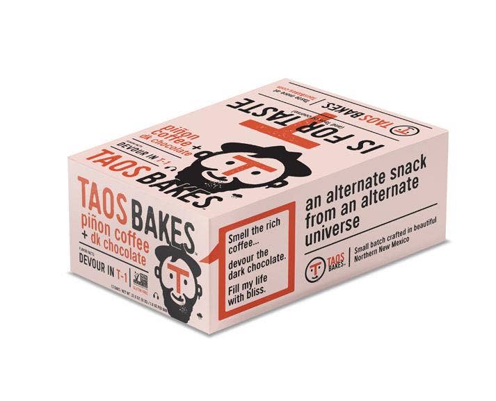 Taos Bakes - Wholesale Snack Bar - Pinon Coffee + Dark Chocolate | Snack Bars | 1.8oz6