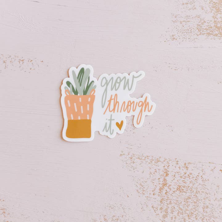 Doe A Deer - Wholesale Sticker - Grow Through It Sticker1