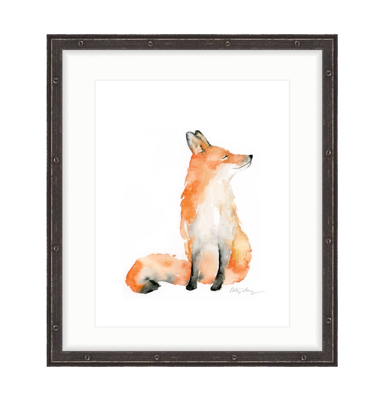 Easy Sunday Club - Wholesale Art Print - Red Fox Watercolor Art Print2