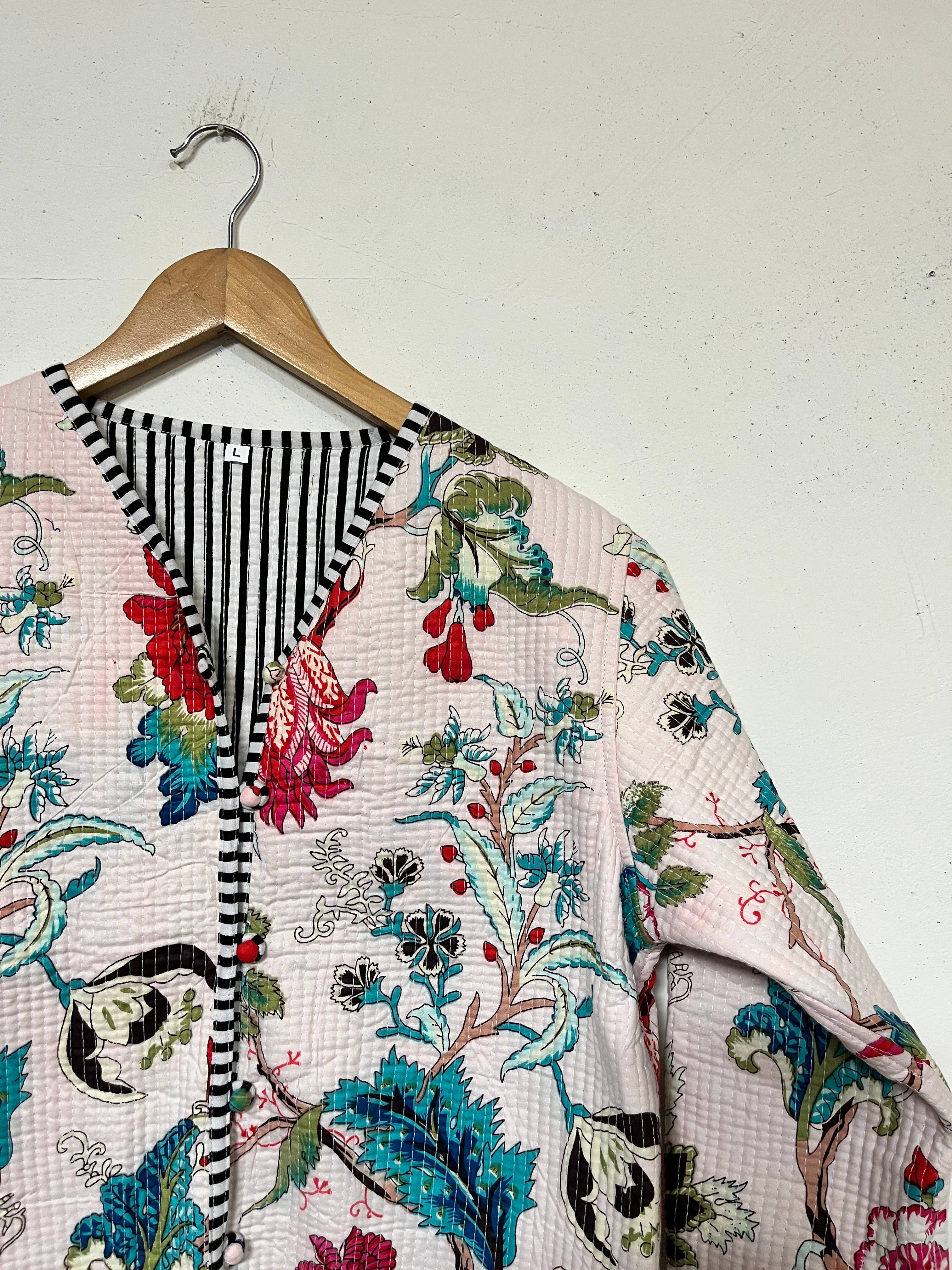 Ayras World - Wholesale Jacket - Women's - Willow Reversible Cotton Quilted Jacket1