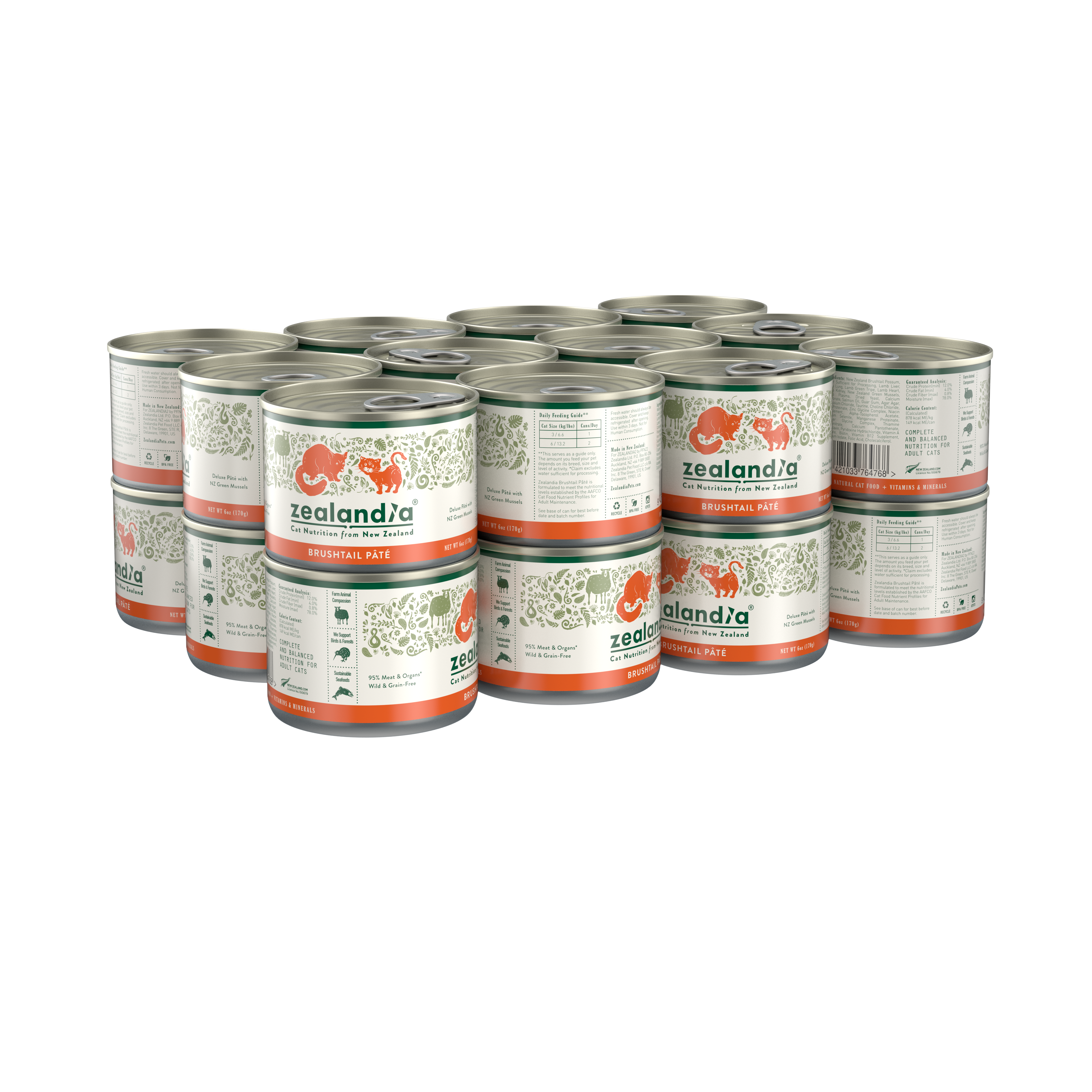 Zealandia - Wholesale Pet Food - Cat - Zealandia Brushtail Pâté Wet Cat Food 7