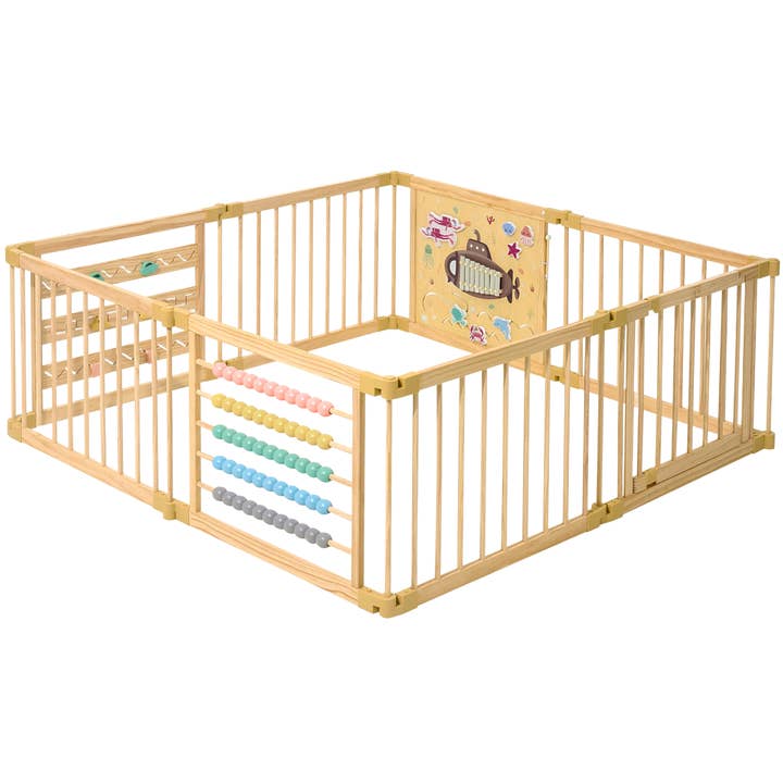 ZETY Foldable Wooden Baby Playpen for wholesale by TYZE