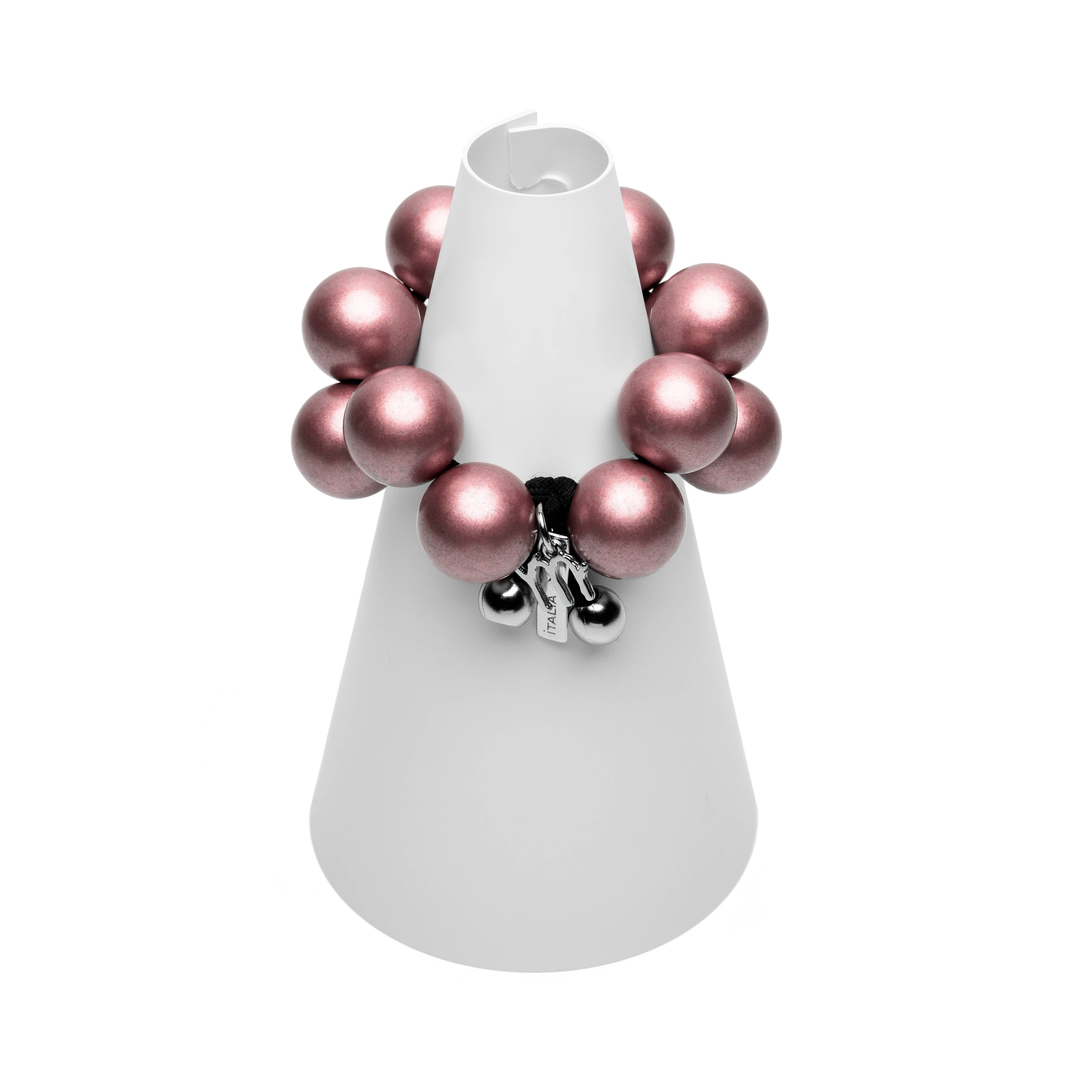 Mirta Accessori Moda - Wholesale Beaded Bracelet - Bracelet with Metal resin spheres 100% Made in Italy16