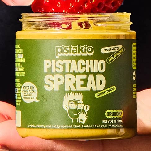 Mini 3.4oz Crunchy Pistachio Spread for wholesale by Pistakio