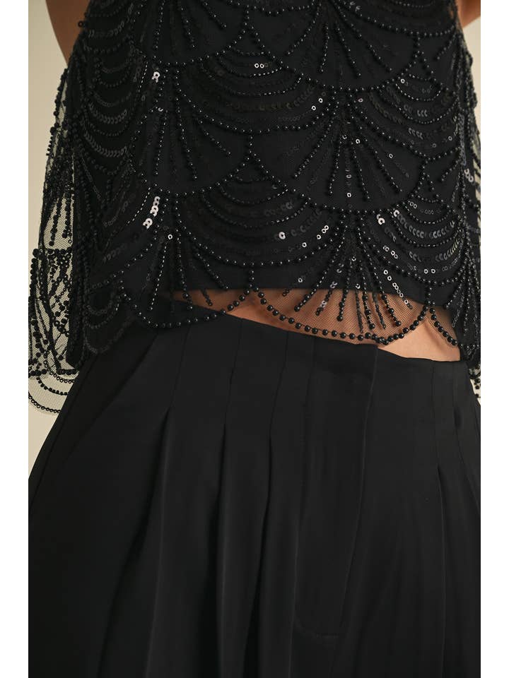 White Mermaid embellished Top for wholesale on Faire8