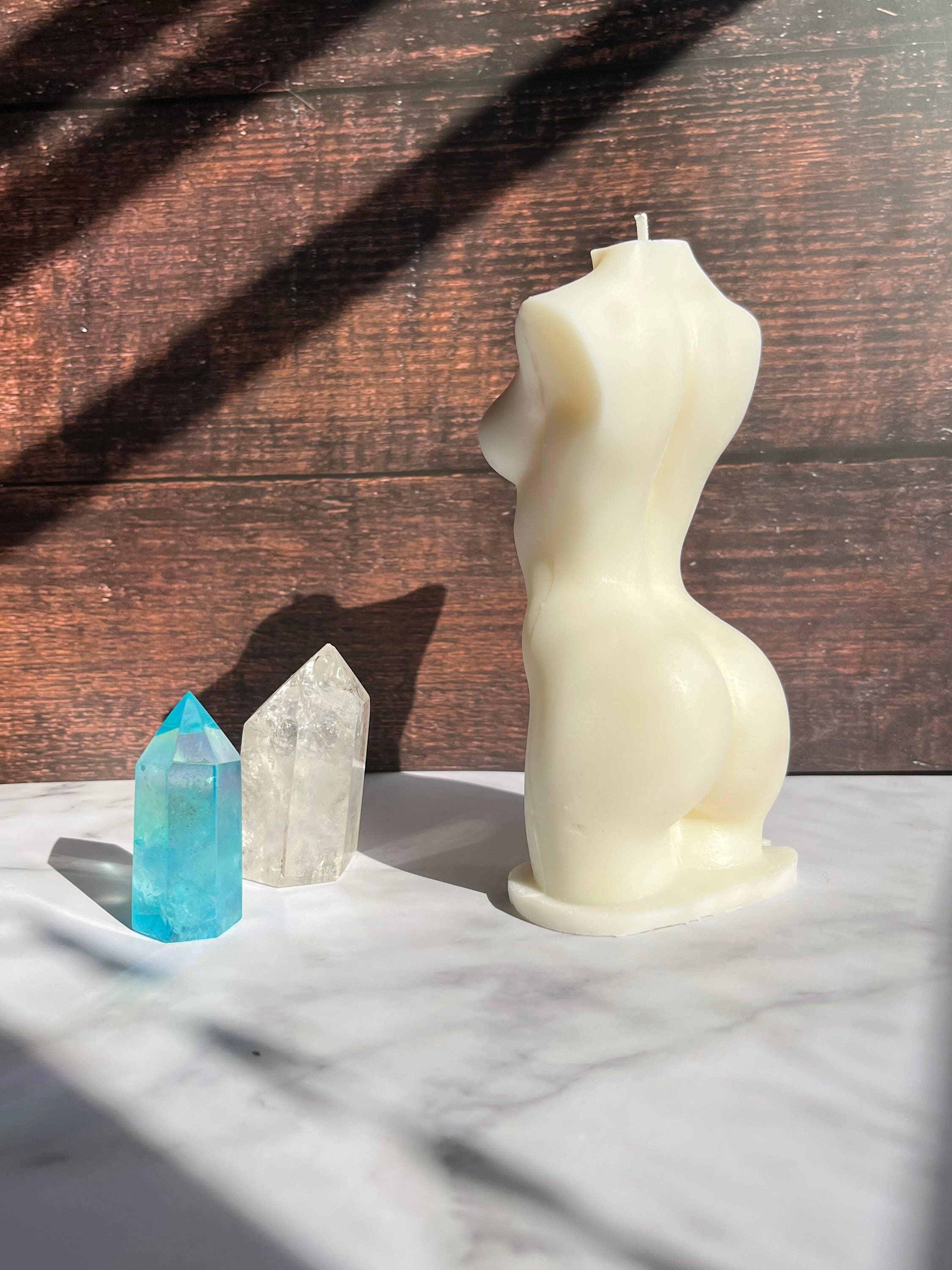 Beauty and the Moon - Wholesale Novelty Candle - Large 6 Inch Goddess Candle | Naked Female Body Candle5