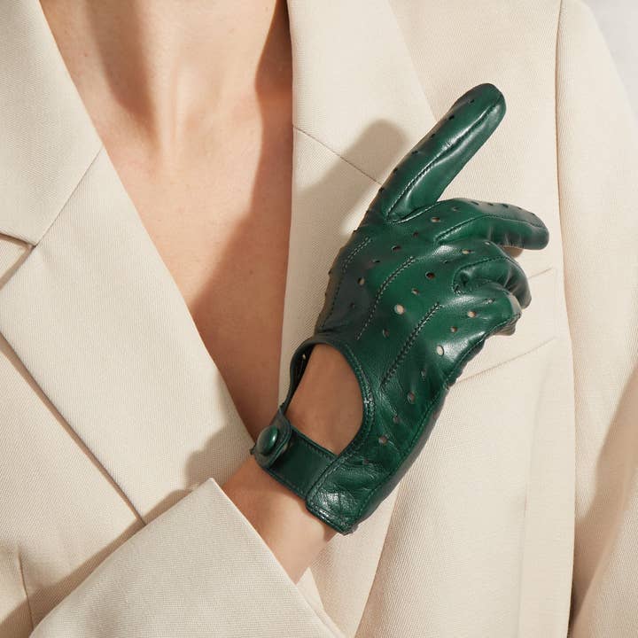 Adeline | Leather Driving Glove for wholesale by Cornelia James