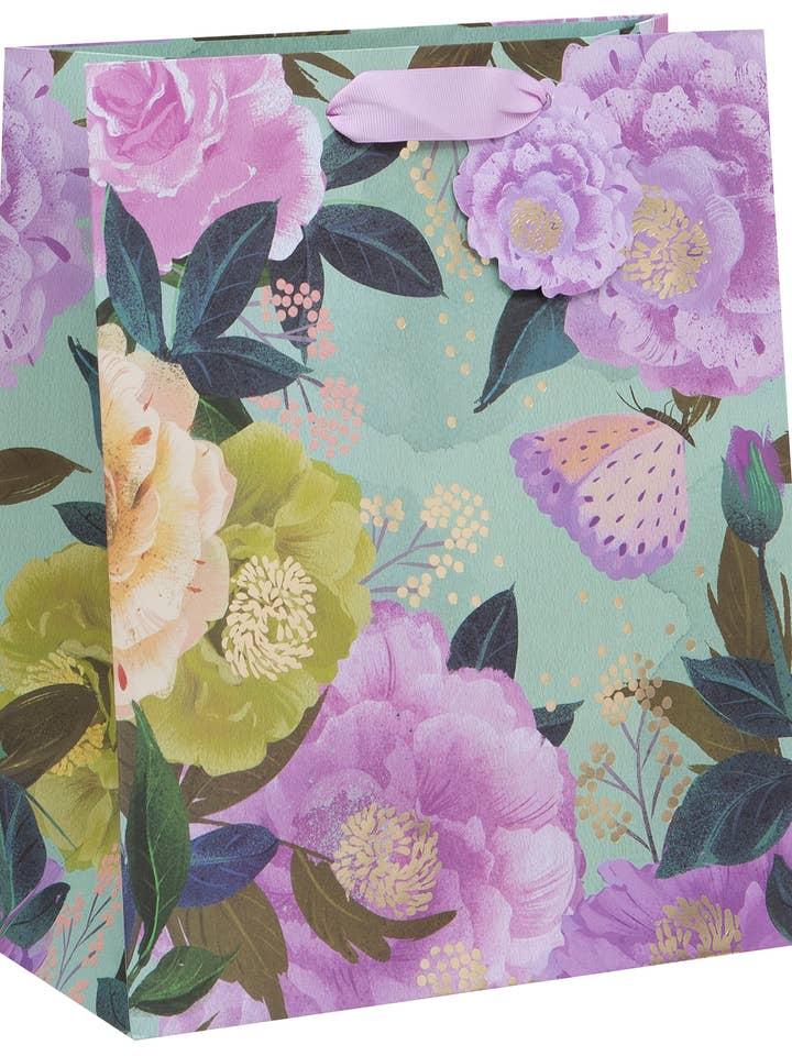 Vlinder Bloemen Grote Tas voor wholesale door Ballyhoo