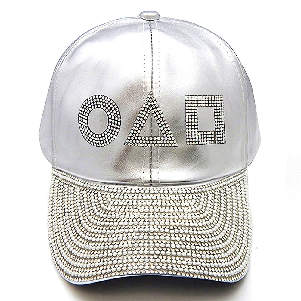Diacly - Wholesale Baseball Cap - Women's - Squid Game O Triangle Square Rhinestone Cap2